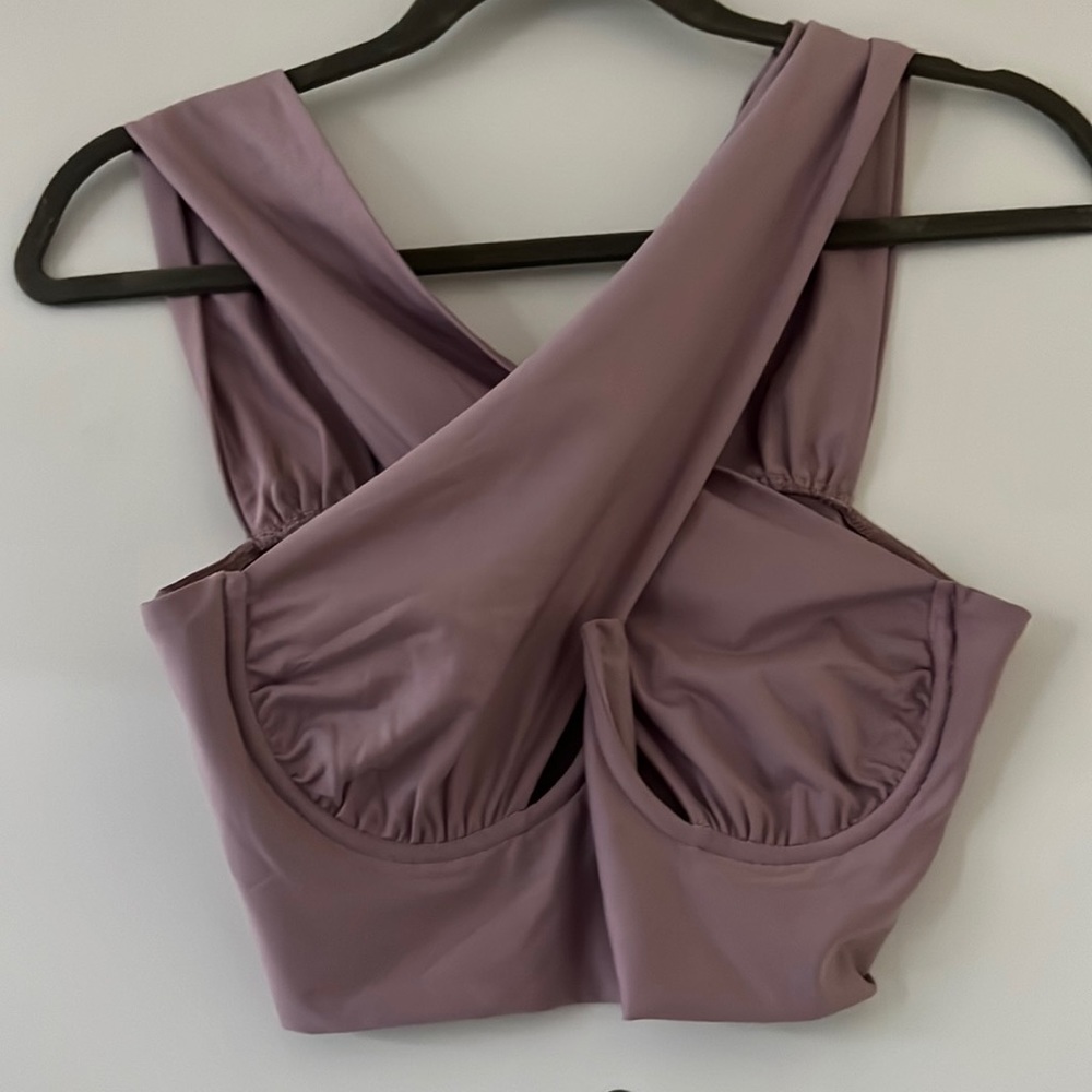 Shein Purple Crop Top